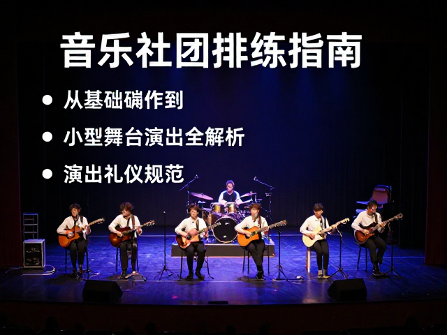 音乐社团排练指南,从基础操作到小型舞台演出全解析
