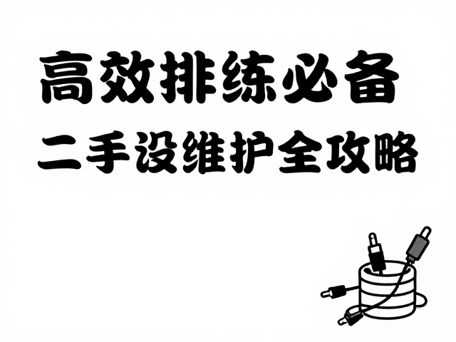 高效排练必备，音乐社团二手设备维护全攻略