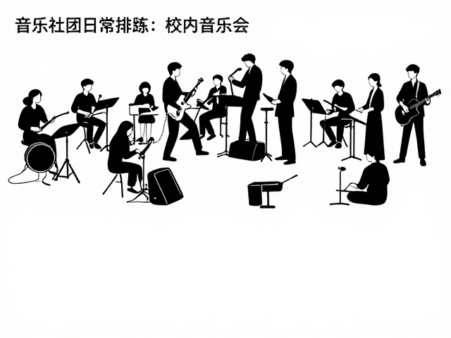 音乐社团日常排练与校内音乐会基础操作指南