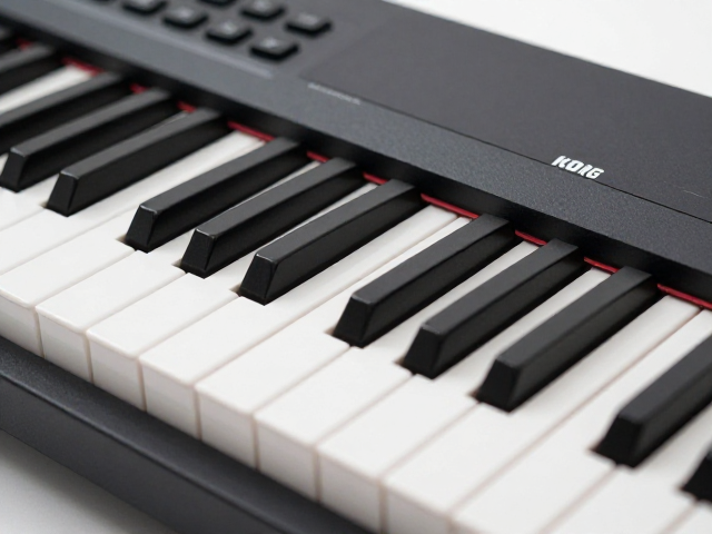 Korg Silent Keybed琴键评测,ABS材质与磨砂处理的手感体验