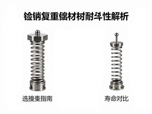 金属配重块复进弹簧材质耐久性解析,选材指南与寿命对比