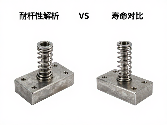 金属配重块复进弹簧材质耐久性解析,选材指南与寿命对比