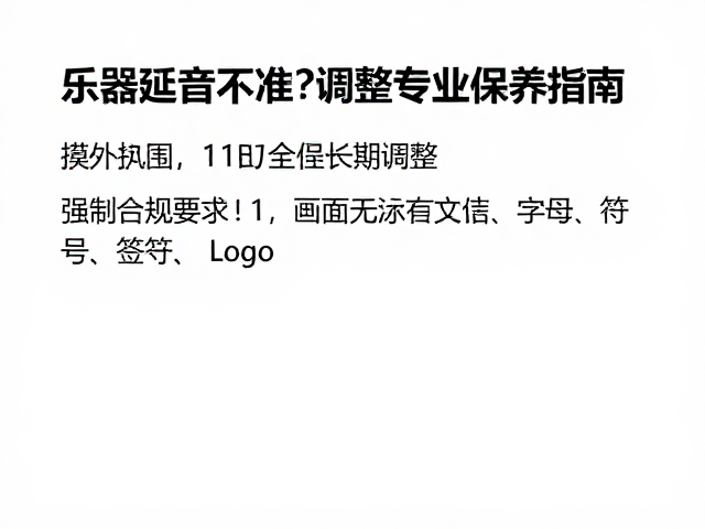 乐器延音不准?金属配重块调整与专业保养指南