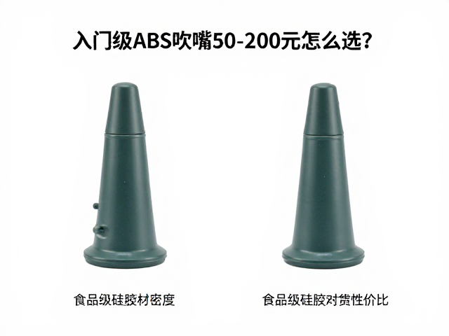 入门级ABS吹嘴50-200元怎么选?对比食品级硅胶材质密度与性价比