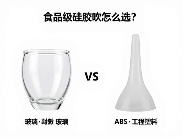 食品级硅胶吹嘴怎么选?对比玻璃与ABS工程塑料,音色、耐用与安全全解析