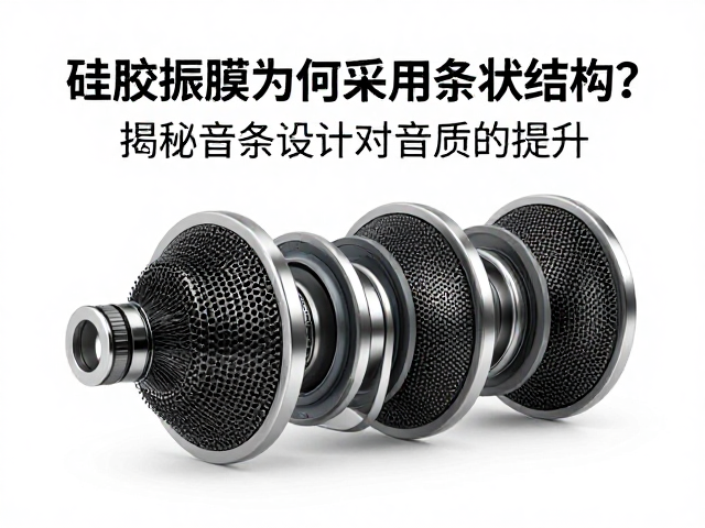 硅胶振膜为何采用条状结构?揭秘音条设计对音质的提升