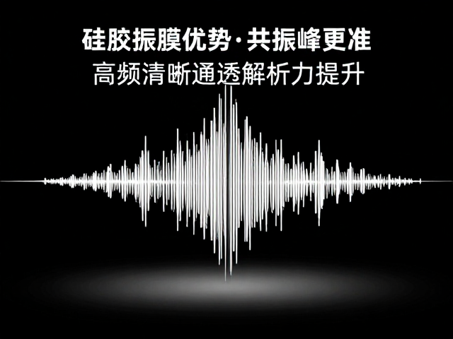 硅胶振膜优势,共振峰更准,高频清晰通透解析力提升