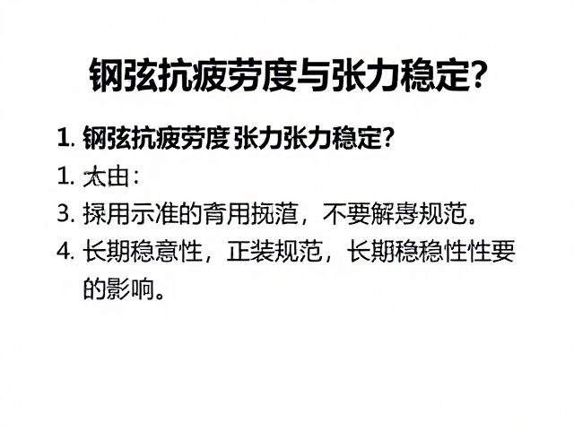 钢弦抗疲劳度与张力稳定,如何提升耐用性?