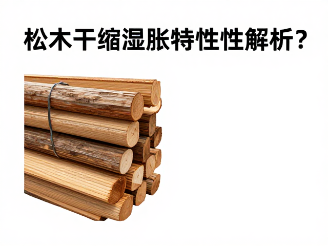 松木干缩湿胀特性解析,为何加工性能好?