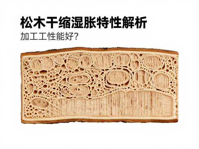 松木干缩湿胀特性解析,为何加工性能好?