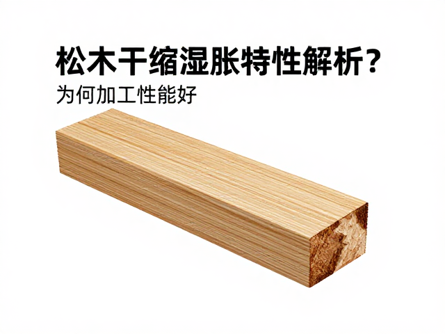 松木干缩湿胀特性解析,为何加工性能好?