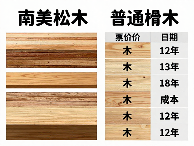 南美松木与普通椴木经济型对比,哪种更值得入手?