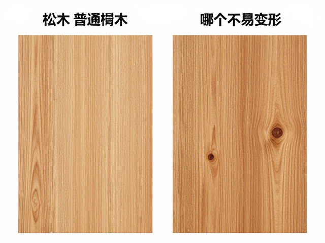 松木和普通椴木哪个不易变形?经济型实木选择指南