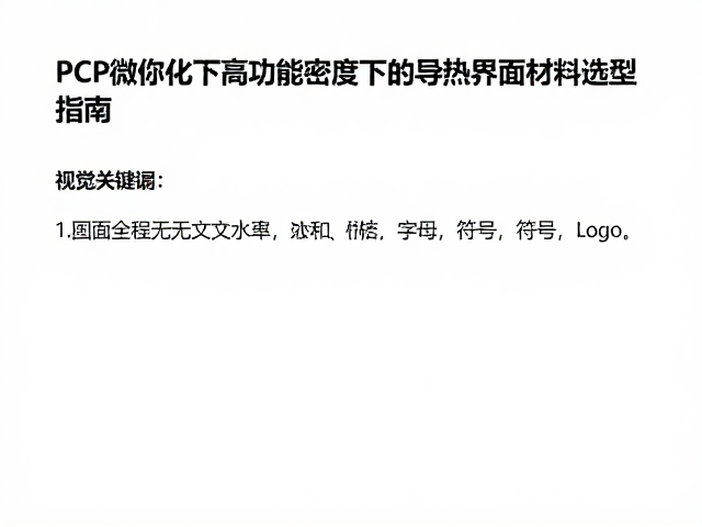 PCB微型化下高功率密度下的导热界面材料选型指南