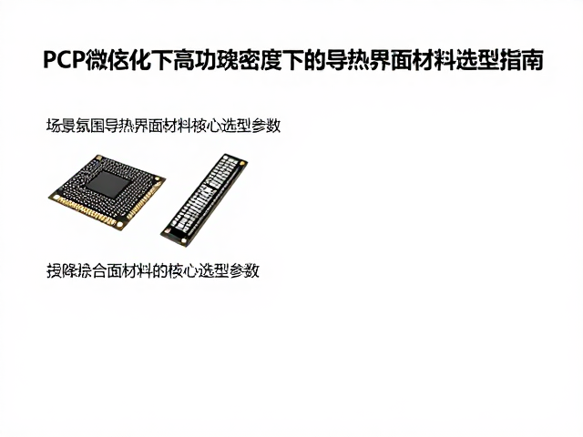 PCB微型化下高功率密度下的导热界面材料选型指南