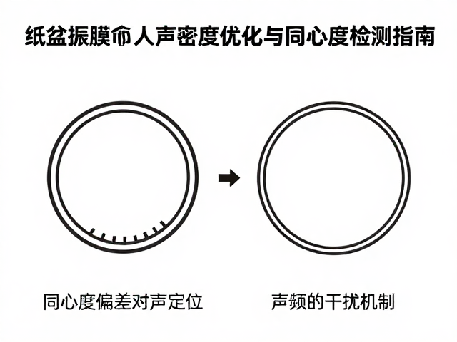纸盆振膜中频人声密度优化与同心度检测指南