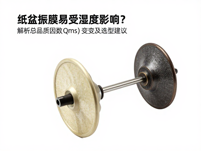 纸盆振膜易受湿度影响?解析总品质因数(Qms)变化及选型建议