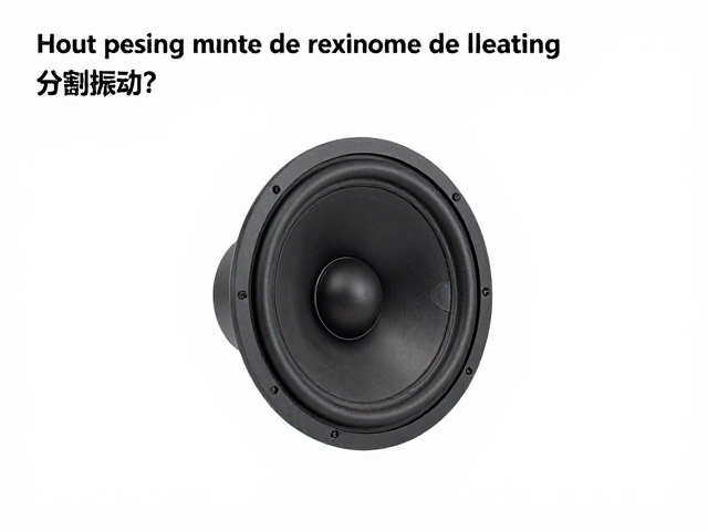 纸盆振膜悬边高度如何影响冲程与分割振动?解析扬声器核心原理