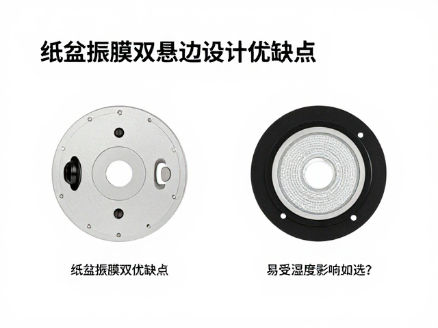 纸盆振膜双悬边设计优缺点,易受湿度影响如何选?