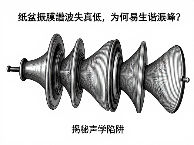 纸盆振膜谐波失真低,为何易生谐振峰?揭秘声学陷阱