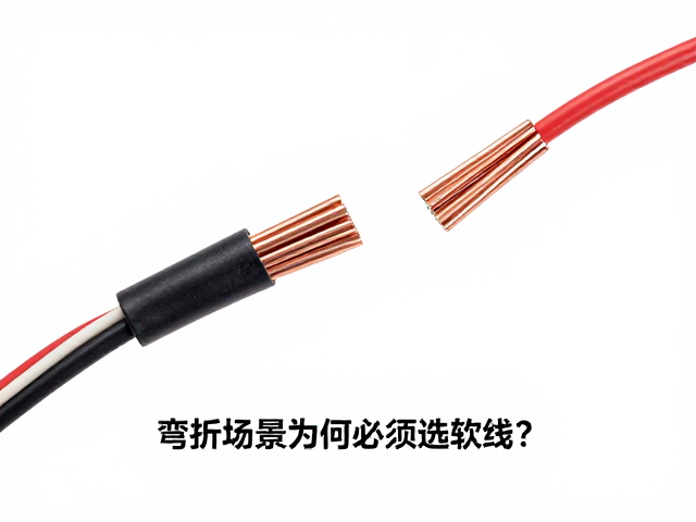铜芯线材阻抗匹配,弯折场景为何必须选软线?