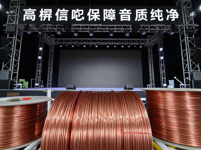 大型演出舞台铜芯线材选购,高信噪比保障音质纯净