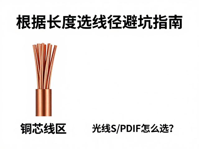 铜芯线材与光纤S/PDIF怎么选?根据长度选线径避坑指南