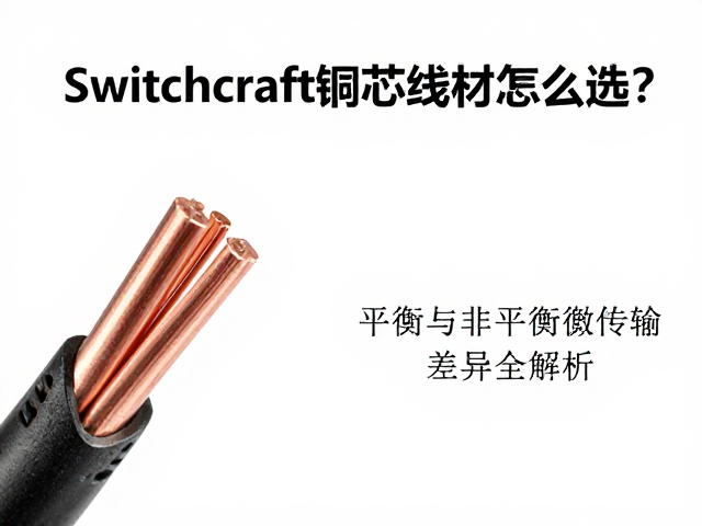 Switchcraft铜芯线材怎么选?平衡与非平衡信号传输差异全解析