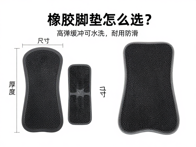 橡胶脚垫怎么选?高弹缓冲可水洗,耐用防滑全攻略