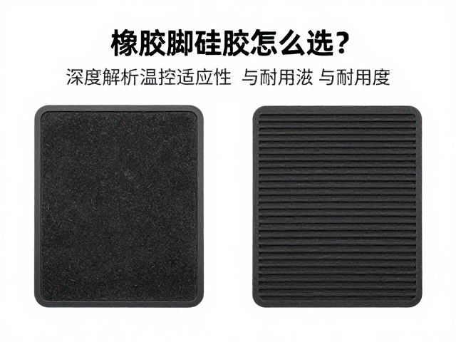 橡胶脚垫和硅胶怎么选?深度解析温控适应性与耐用度