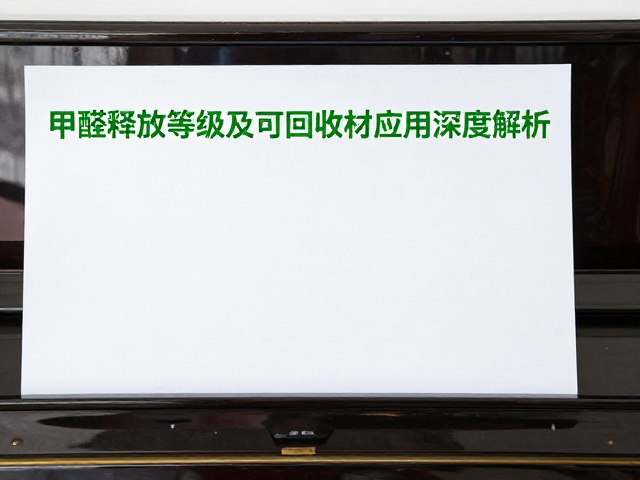 钢琴烤漆家具甲醛释放等级及可回收材料应用深度解析