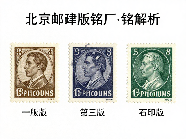 北京邮票版铭厂铭解析,一版二版三版石印版区别与识别指南