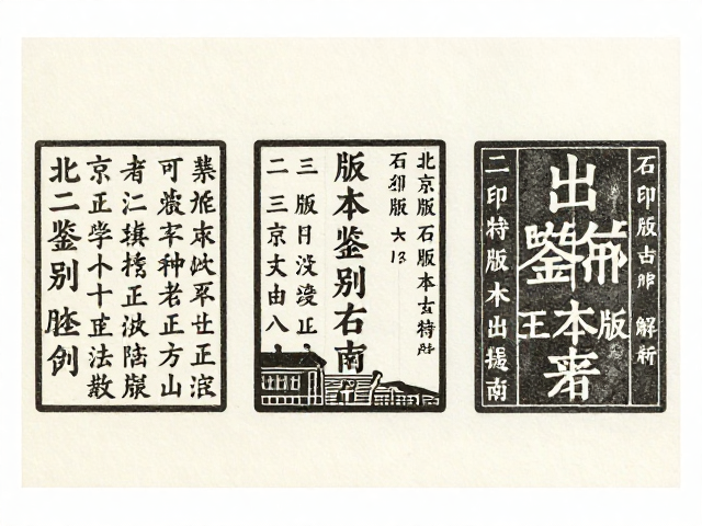 北京一版石印特制纸古籍版本鉴别指南,一二三版与石印版区别解析
