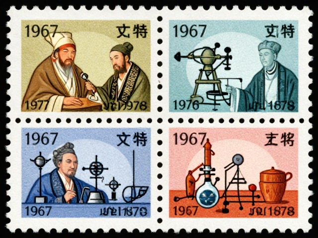 1967-1976文特邮票里的古代名著与科技,见证历史收藏价值