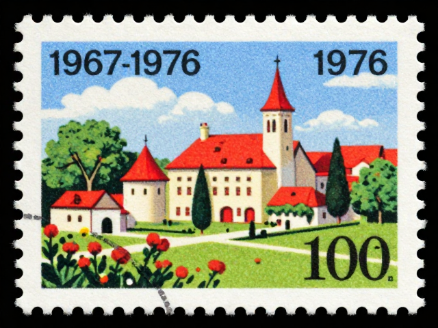1967-1976文特邮票，色彩搭配与风景名胜的艺术之美