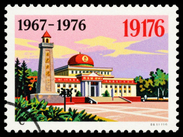1967-1976文特邮票，色彩搭配与风景名胜的艺术之美