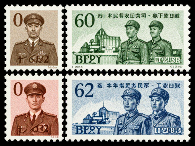 编号邮票过渡期,工农兵形象与标准文票的演变