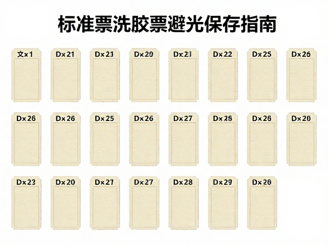 文1-文25标准票洗胶票避光保存指南，防褪色技巧与保存方法
