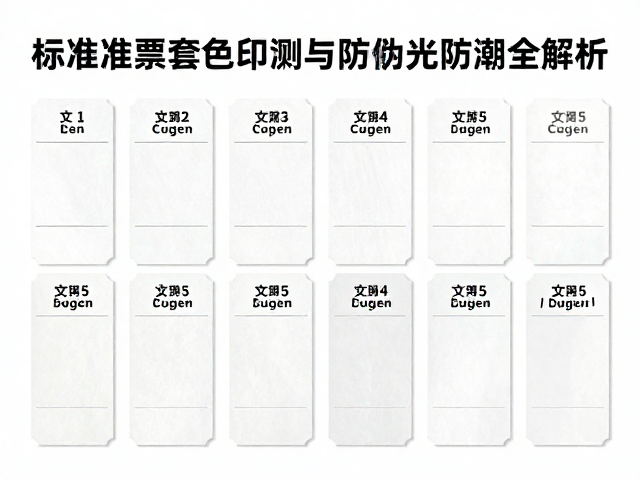 文1-文25标准票套色印刷与避光保存指南，防伪防潮全解析