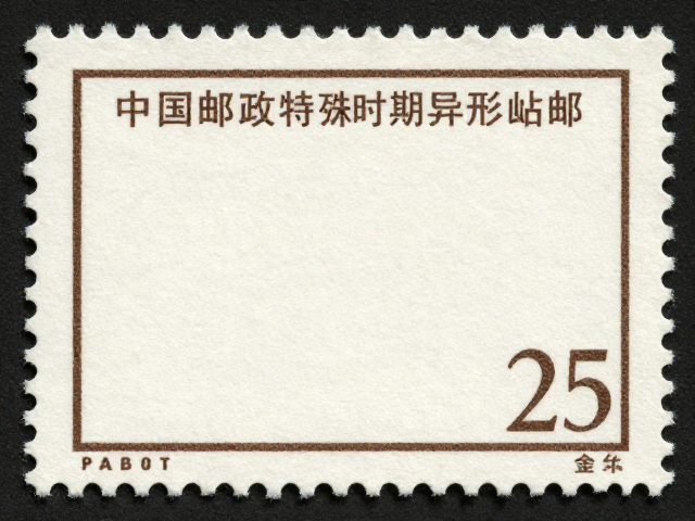 中国邮政特殊时期异形齿票,文1-25标准文票鉴定与价值解析