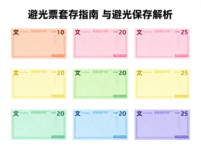 文1-文25标准票套色印刷与避光保存指南，防伪防潮全解析