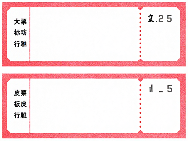 文1-文25标准票红皮票荧光纸鉴别与市场行情全解析