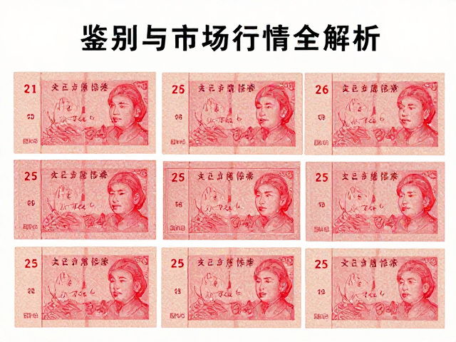 文1-文25标准票红皮票荧光纸鉴别与市场行情全解析