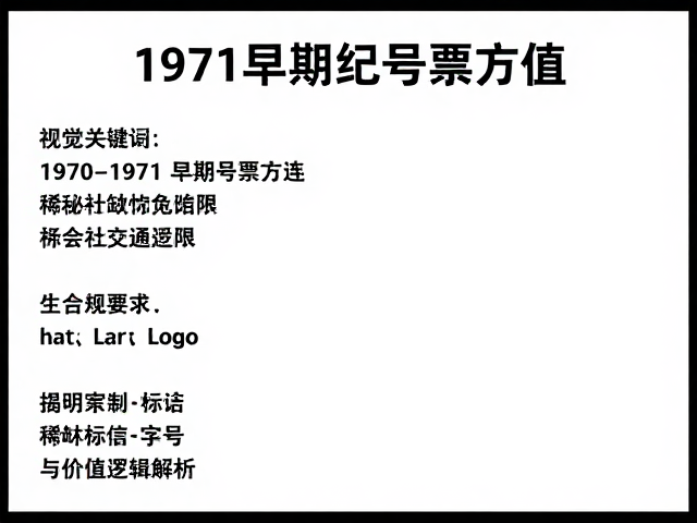 1970-1971早期编号票方连，为何社会流通受限？揭秘稀缺老票价值