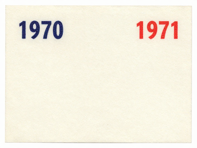 1970-1971早期编号票鉴定，高白度道林纸与纸张老化特征详解