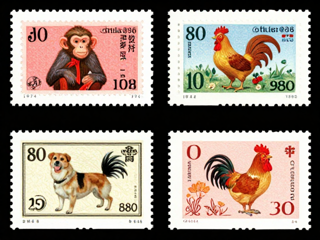 1974-1980早期JT票与1980首枚生肖猴票,鸡狗系列邮票价值解析