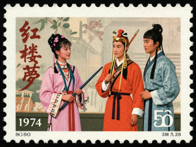 1974-1980早期JT票，红楼梦西游记与邮电部邮票的古典韵味