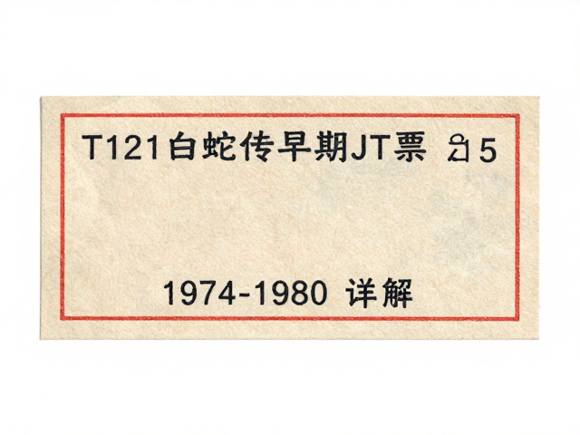 T121白蛇传早期JT票1974-1980印刷版式差异详解
