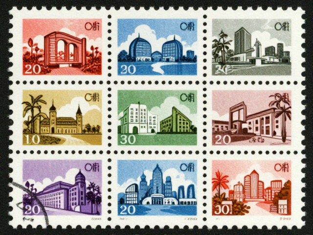 1992-2002编号邮票，胶印特种题材展示文化科技魅力