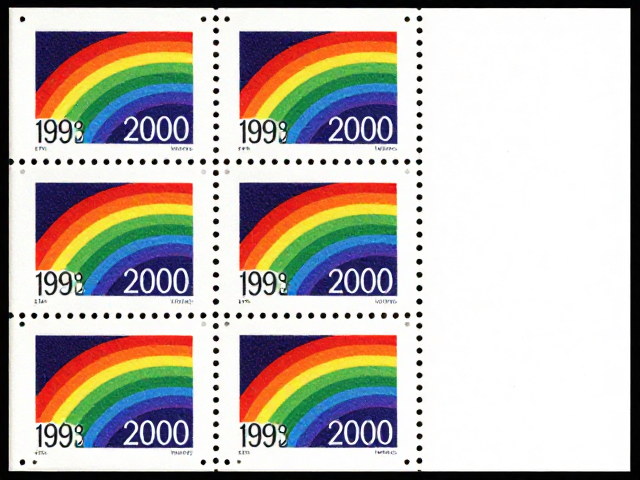 1992-2002编号邮票价值解析，发行量定基础，彩虹印刷成关键